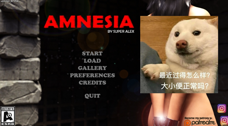 【欧美SLG/动态/3C】失忆/失忆症（AMNESIA） V0.100a 汉化中文[PC+安卓双端-2.60G/百度]-萌趣❤次元~