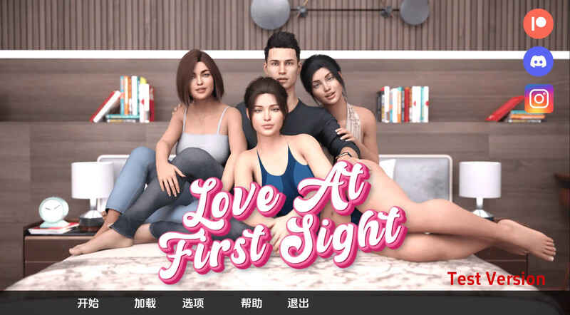 【初始/欧美SLG/动态/3C】一见钟情（Love at First Sight）V0.1 汉化中文[PC+安卓双端-2G/百度]-萌趣❤次元~